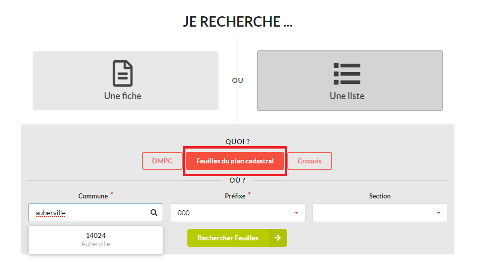 Plans minutes de remembrement Géofoncier