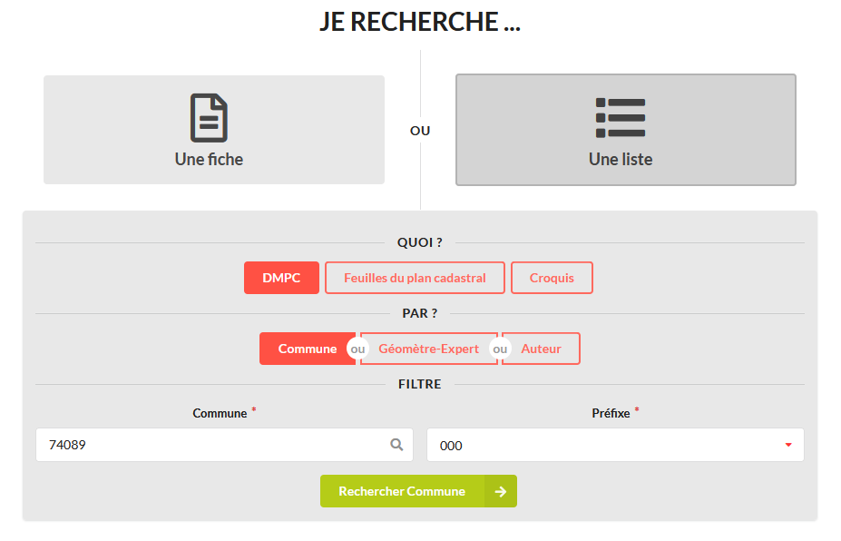 Procédure d'accès au modèle 40